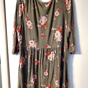 Torrid super soft, olive green top. 2X